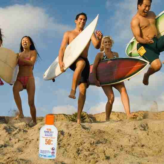 Safe Sea Anti-Jellyfish Sting Protective Lotion - Sunscreen - Sunblock - Sea Lice - Jelly Fish - 50SPF Adults (50+ kids 1 pack + SPF50+) - Image 3